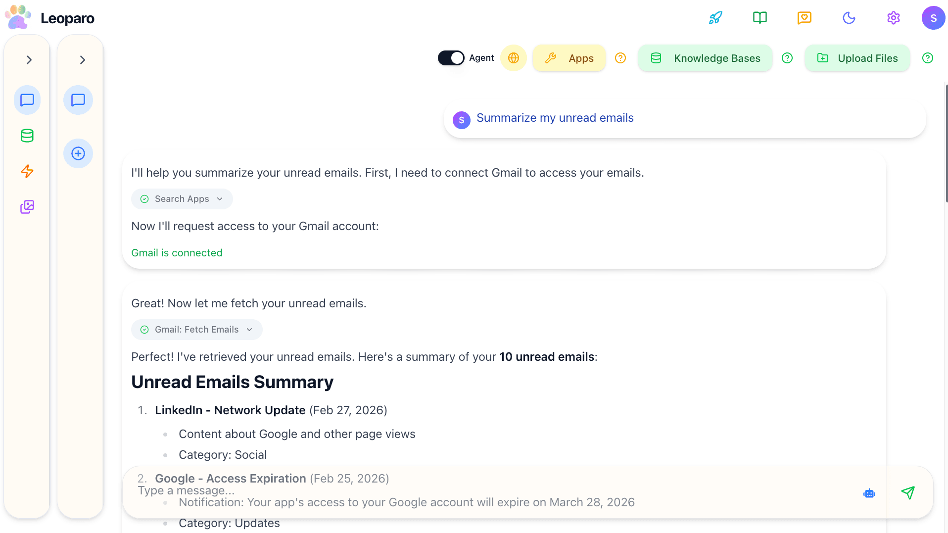 Connect your first app