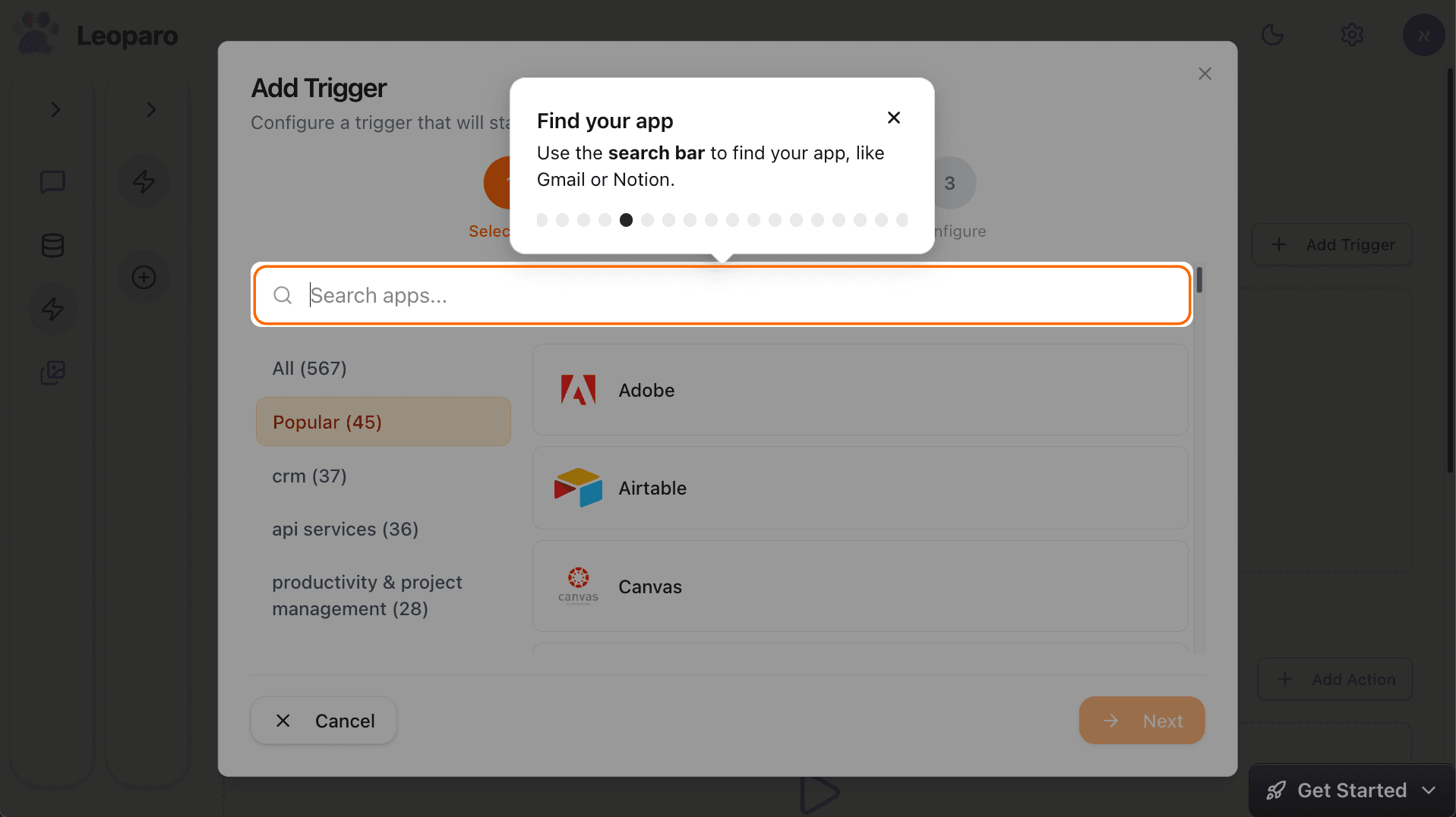 Find your app