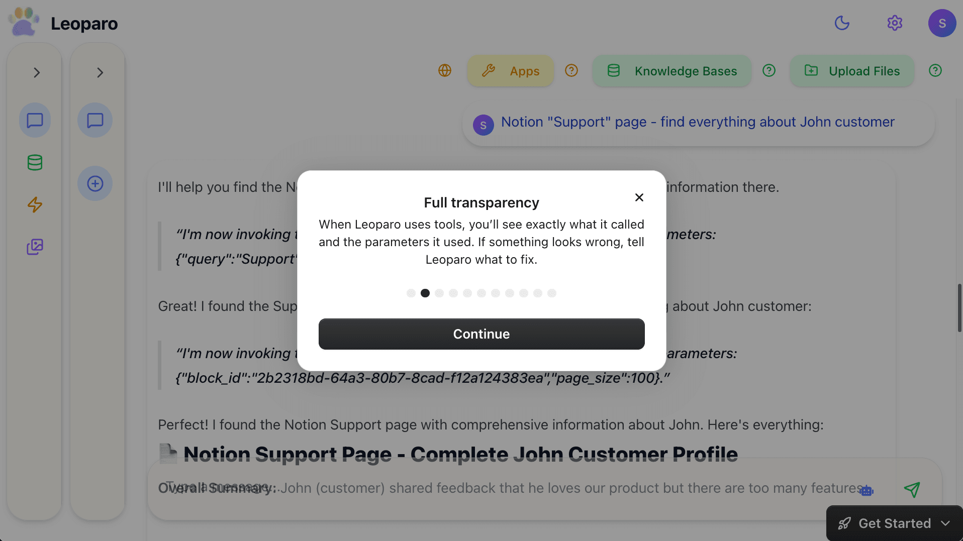 Full transparency